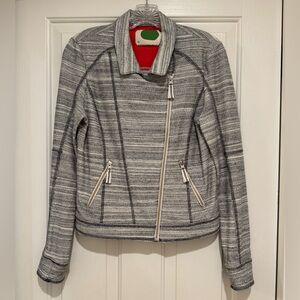 Anthropologie Caitlin Knit Moto Jacket